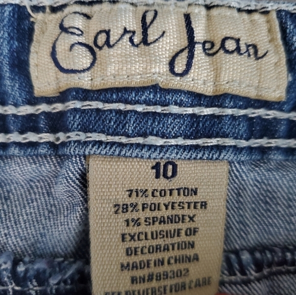 EARL JEAN EMBELLISHED POCKET JEANS - Picture 6 of 6